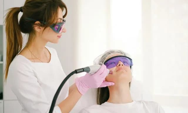 Laser Genesis skin rejuvenation facial in Naperville, IL