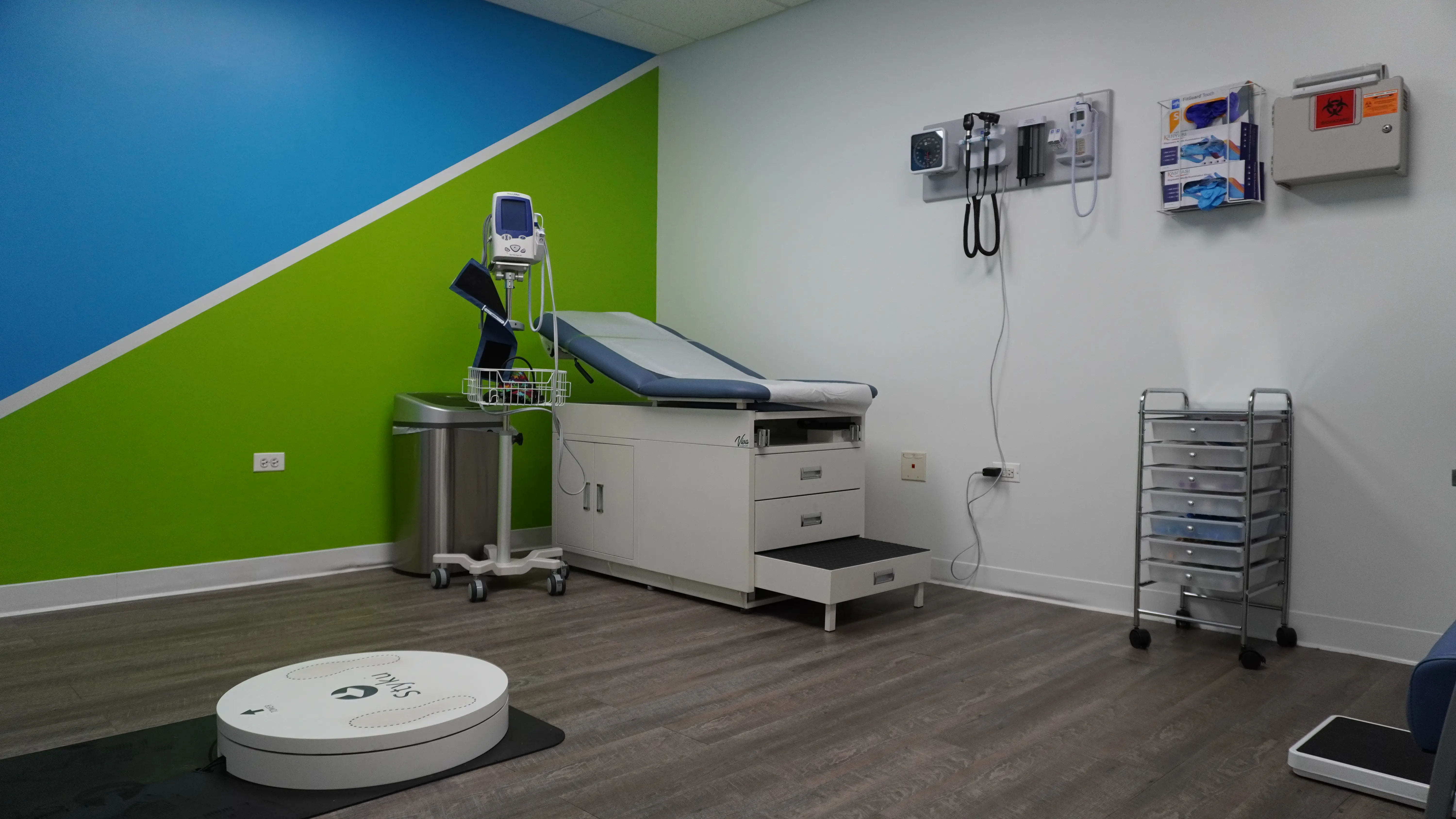 Front reception area at Naperville Health & Wellness Clinic